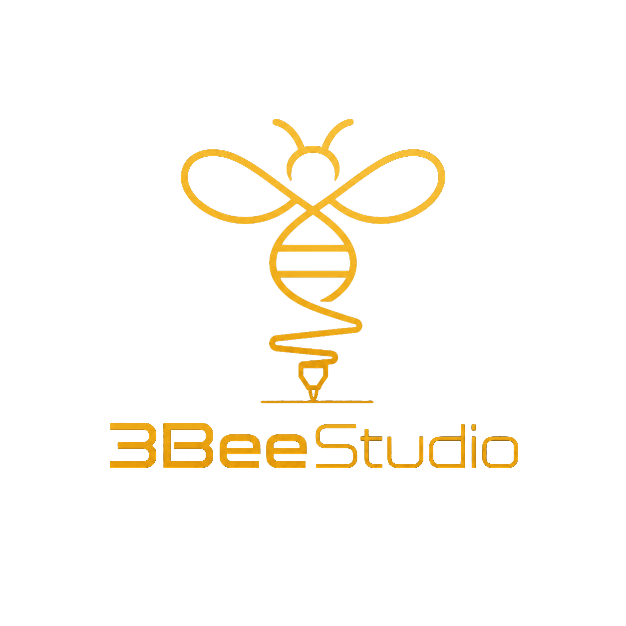 3BeeStudio — logo abeille